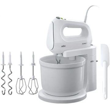 Mixer cu Bol HM1070WH 4 Viteze 400W White