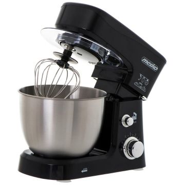 Mixer Planetar 1200W Bol 3.5l 6x Viteze Negru/Inox Mixer Planetar 1200W Bol 3.5l 6x Viteze Negru/Inox