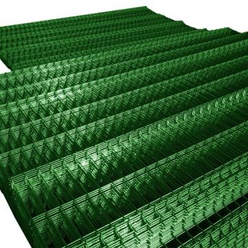 Panou gard bordurat zincat verde  1200 x 2500 mm