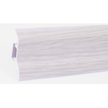 Plinta PVC parchet laminat Korner LP52  2500 x 52 x 26 mm  gri argintiu