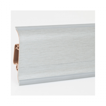 Plinta PVC parchet laminat Korner LP55  2500 x 60 x 22 mm  gri deschis