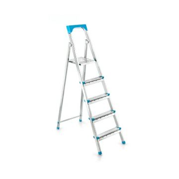 Scara otel 5 trepte, 4+1, 103cm, 120kg, 5,6kg, pliabila, Perilla 11004