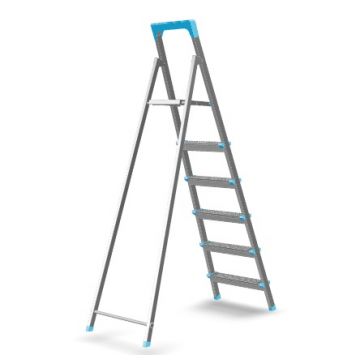 Scara otel 6 trepte, 5+1, 123cm, 120kg, 6,4kg, pliabila, Perilla 11005