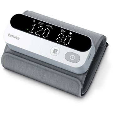 Tensiometru De Brat BM 59 Fara Cablu Tehnologie Deflation Acumulator Reincarcabil Gri