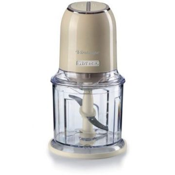 Tocator Vintage 438/03 Inox 600ml 400W 2 Viteze 4 Lame Crem/Bej