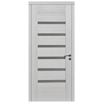 Usa de interior din lemn  cu geam  KMC-034 2000/600 Alb
