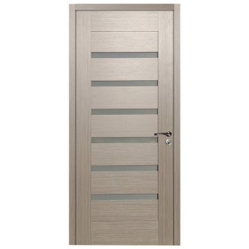 Usa de interior din lemn  cu geam  KMC-034 2000/600 Gri Inchis