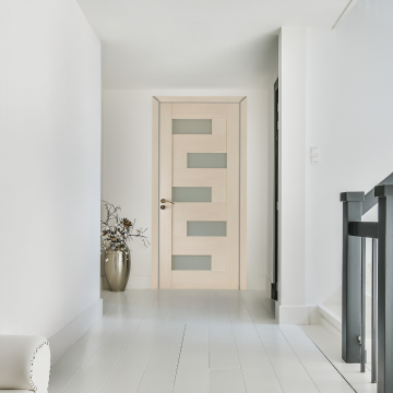 Usa de interior din lemn  cu geam  KMC 037 2000/700 Stejar Alpin