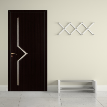 Usa de interior din lemn  cu geam  OP-106 2000/600 Wenge