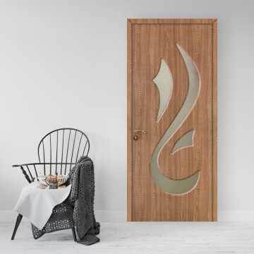 Usa de interior din lemn Modern  cu geam  OP-155 2000/600 Stejar Ferrara