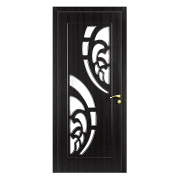 Usa de interior din lemn Style MQ 025  cu geam  2000/800 Wenge