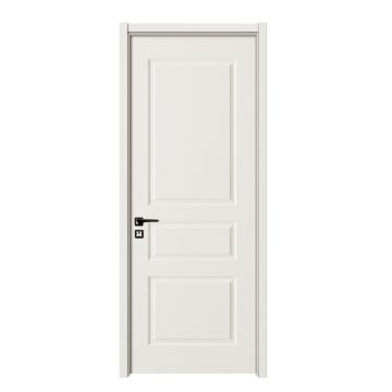 Usa de interior din lemn SY-2102  feronerie neagra patrata  2000/800 mm  Alb