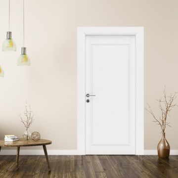 Usa de interior din MDF lacuit  Premia 1036  model Carrara  alba  2010/800 mm