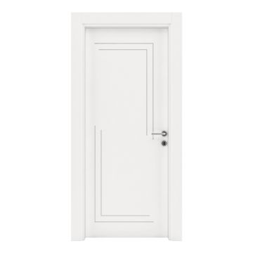 Usa de interior din MDF lacuit  Premia 1036  model L 015  2010/800 mm  Alb