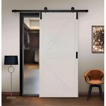 Usa glisanta interior  din MDF laminat  design BD52K  alb  870/2130 mm