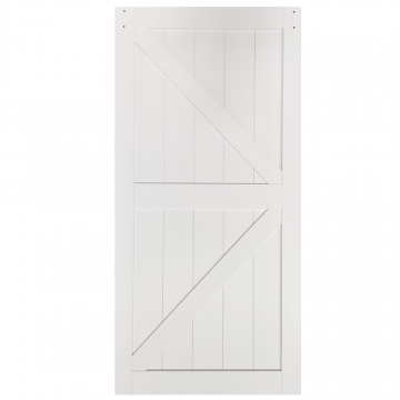 Usa glisanta interior  din MDF laminat  design BD52K  alb  870/2130 mm