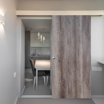 Usa glisanta interior  din MDF laminat  stejar  870/2130 mm