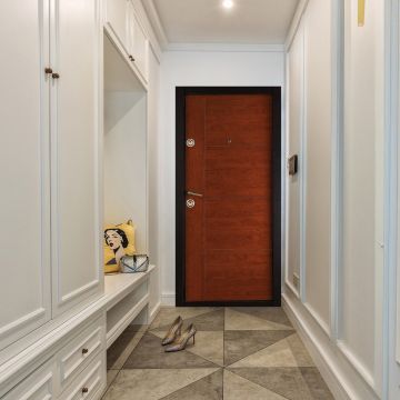 Usa metalica apartament Prestige 02 A  maro  96 x 205 cm  dreapta