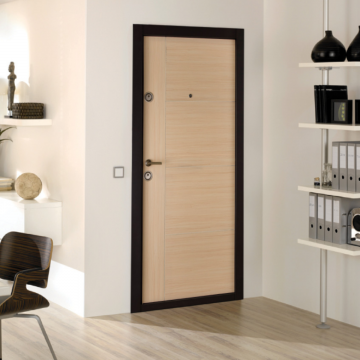 Usa metalica apartament Prestige 02 B  bej  96 x 205 cm  dreapta