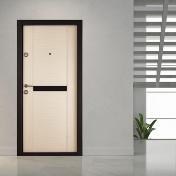 Usa metalica apartament Prestige 04 B  bej  96 x 205 cm  dreapta