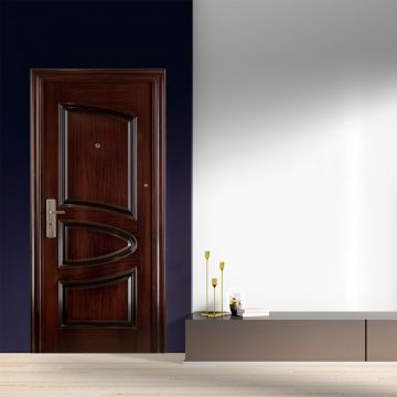 Usa metalica intrare apartament REG-S 102  maro  86 x 205 cm  dreapta