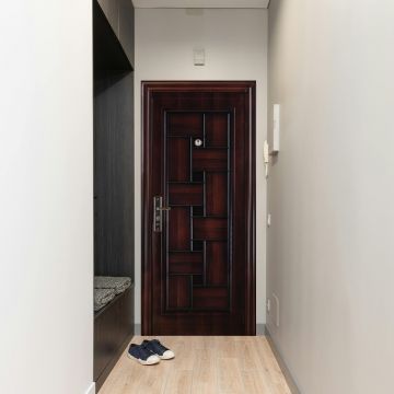 Usa metalica intrare ECO 07  maro  86 x 205 cm  dreapta