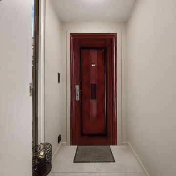 Usa metalica intrare ECO 21  maro  86 x 205 cm  dreapta