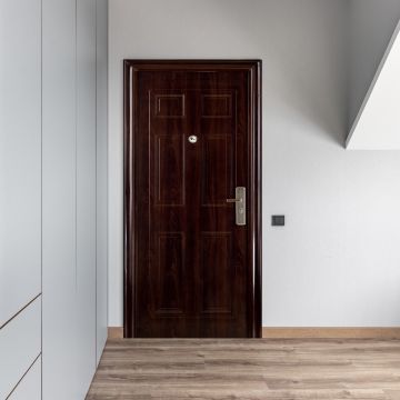 Usa metalica intrare Elite 09  maro  86 x 205 cm  stanga