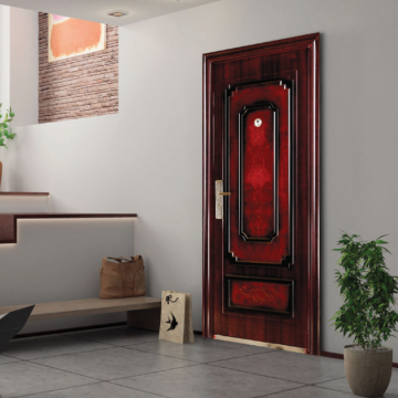 Usa metalica intrare REG 14  maro  86 x 205 cm  dreapta