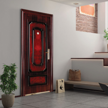 Usa metalica intrare REG 14  maro  86 x 205 cm  stanga