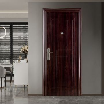 Usa metalica intrare REG 16  maro  86 x 205 cm  dreapta