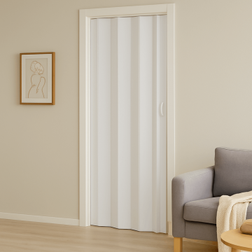 Usa plianta interior  din PVC  alb marmorat  820/2030 mm