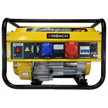 Generator Curent Electric Monofazat si Trifazat Einbach - 2800W, AVR, Benzina