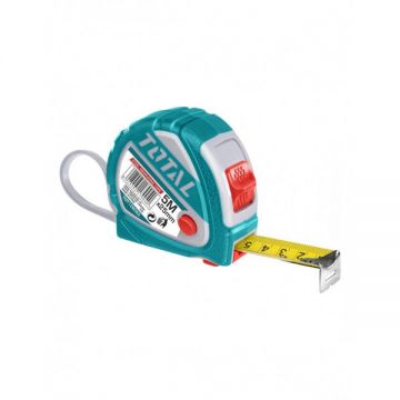 TOTAL - Ruleta 5m x 25mm - buton 3 functii