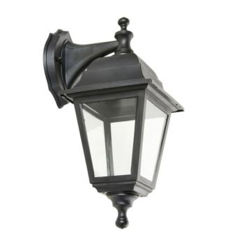 Aplica pentru exterior , Negru,  1 x E27, 25 W, IP 44