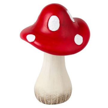 Decoratiune pentru gradina, Design Ciupercuta, Ceramica, 14x14x21 cm