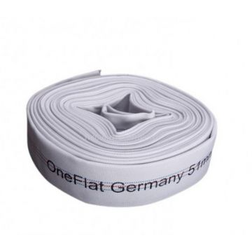 Furtun Pompieri, Furtun Irigatii Ultra Rezistent One Flat Germany - 3 Toli, Rola 20 m, 10 bari