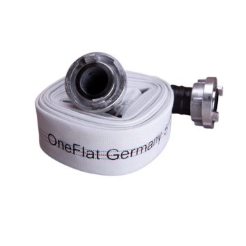 Furtun Pompieri, Furtun Irigatii Ultra Rezistent One Flat Germany - 3 Toli, Rola 20 m, 10 bari + cuple