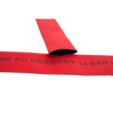 Furtun Pompieri Rezistent la abraziune, Furtun Irigatii Ultra Rezistent ONE PU Germany - 5 Toli, Rola 50 m, 14 bari