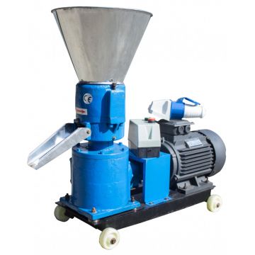 Granulator furaje KL-150, 150 Kg/h, 4 Kw, matrita 4 mm, motor inclus, transmisie reductor, trifazat 380V