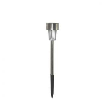 Lampa LED solara, Argintiu, 30 cm
