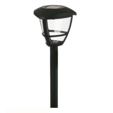 Lampa Led solara, Plastic, Negru, 23.5 cm