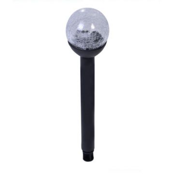 Lampa Led solara, Plastic, Negru, 23 cm