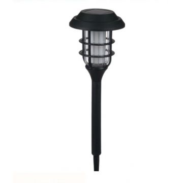 Lampa Led solara, Plastic, Negru, 43 cm
