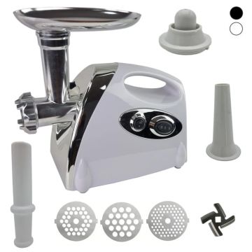 Masina de tocat carne Ypan, 3000W, carnati, chitfele, 3 site, functia revers, motor cupru