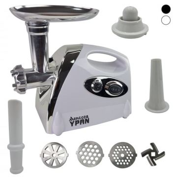Masina de tocat carne Ypan, 3500W, carnati, chitfele, 3 site, functia revers, motor cupru