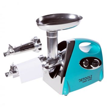 Masina electrica de tocat carne Detoolz DZ-CB100, 1400W, accesorii rosii, functia reverse