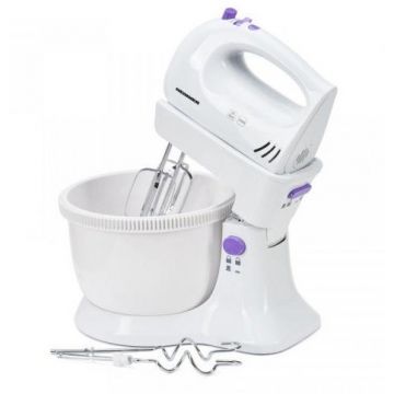 Mixer cu bol rotativ Ultraviolet HMB-350UV 300W 2.5 litri Alb