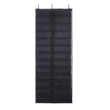 Organizator suspendat pentru incaltaminte, Negru , 1.59x15.2x160 cm