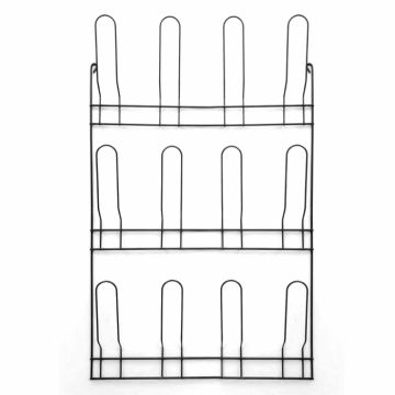 Organizator suspendat pentru pantofi,Negru, 44.5 x 6.5 x 71.8 cm